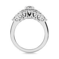 Thumbnail for Diamond 1 ct tw Round Bridal Ring in 14K White Gold