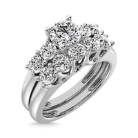 Thumbnail for Diamond 2 ct tw Round Cut Bridal Ring in 14K White Gold