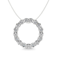 Thumbnail for Diamond 1 1/2 ct tw Fashion Pendant in 14K White Gold