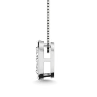 Thumbnail for Diamond 3/4 ct tw Round Slider Pendant in 14K White Gold