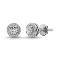 Thumbnail for Diamond 1/8 ct tw Fashion Earrings in Sterling Silver
