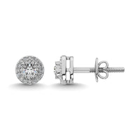 Thumbnail for Diamond 1/8 ct tw Fashion Earrings in Sterling Silver