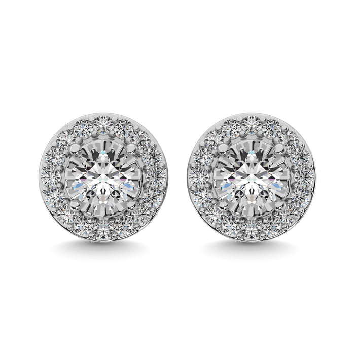 Diamond 1/8 ct tw Fashion Earrings in Sterling Silver