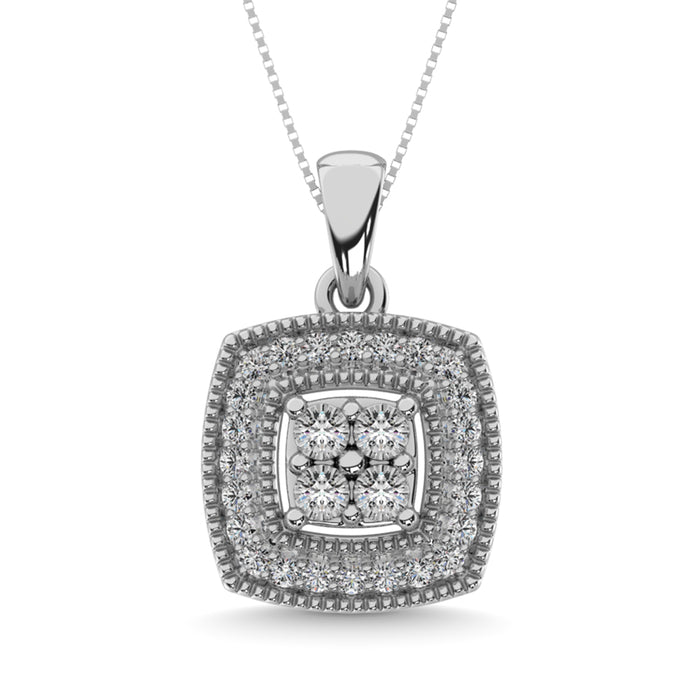 Diamond 1/50 ct tw Fashion Pendant in Sterling Silver