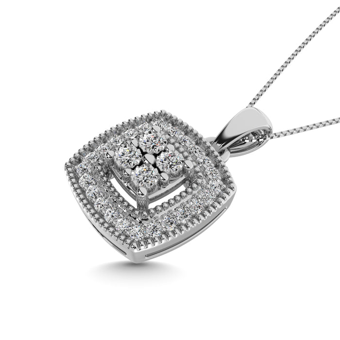 Diamond 1/50 ct tw Fashion Pendant in Sterling Silver