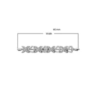 Thumbnail for Diamond 1/6 ct tw Bolo Bracelet in Sterling Silver
