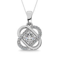 Thumbnail for Diamond 1/50 ct tw Fashion Pendant in Sterling Silver