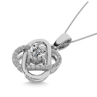Thumbnail for Diamond 1/50 ct tw Fashion Pendant in Sterling Silver