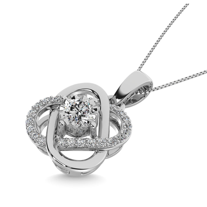 Diamond 1/50 ct tw Fashion Pendant in Sterling Silver