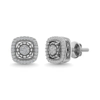 Thumbnail for Diamond 1/20 ct tw Fashion Earrings in Sterling Silver