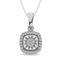 Thumbnail for Diamond 1/20 ct tw Fashion Pendant in Sterling Silver