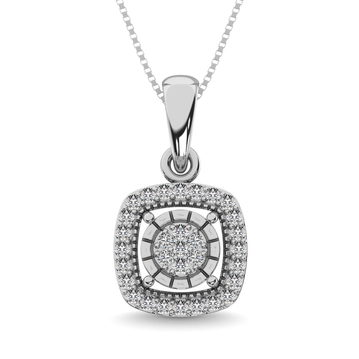 Diamond 1/20 ct tw Fashion Pendant in Sterling Silver