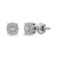 Thumbnail for Diamond 1/20 ct tw Fashion Earrings in Sterling Silver