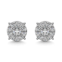 Thumbnail for Diamond 1/20 ct tw Fashion Earrings in Sterling Silver