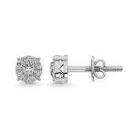 Thumbnail for Diamond 1/20 ct tw Fashion Earrings in Sterling Silver