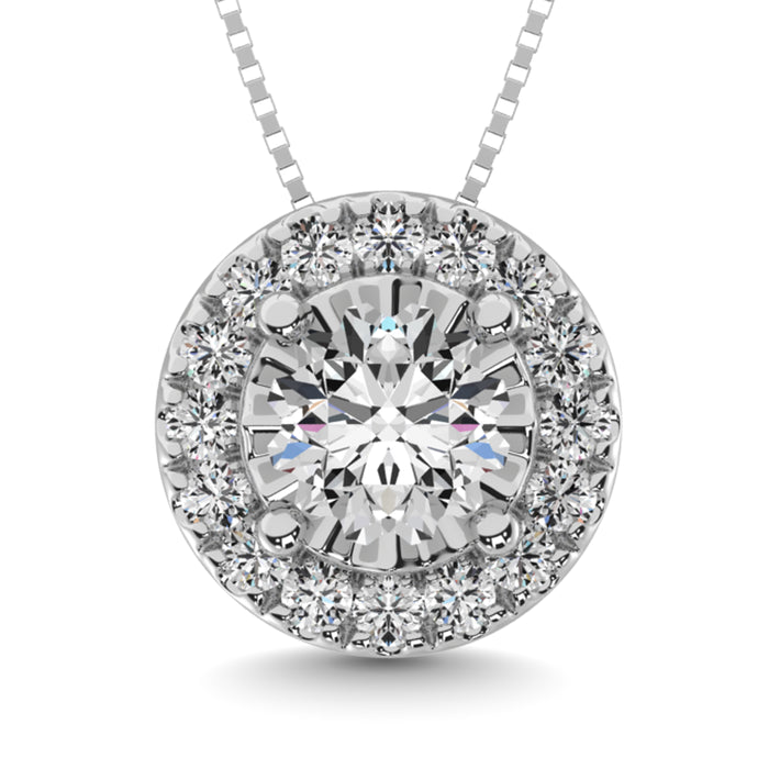 Diamond 1/20 ct tw Fashion Pendant in Sterling Silver