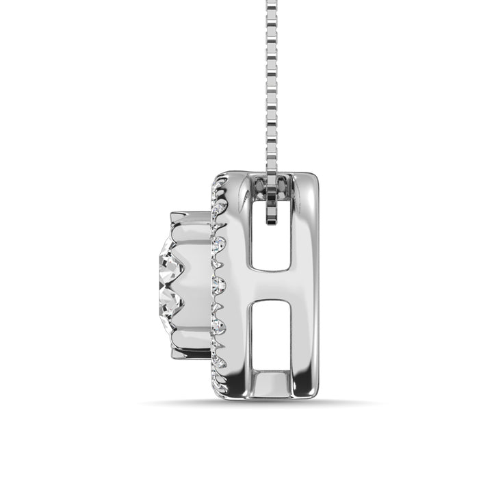 Diamond 1/20 ct tw Fashion Pendant in Sterling Silver