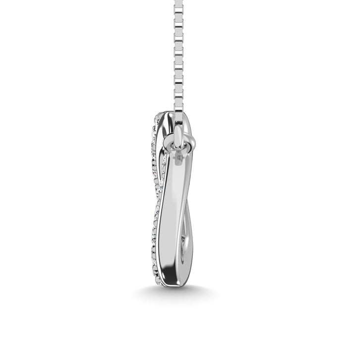 Diamond 1/20 ct tw Fashion Necklace in Sterling Silver