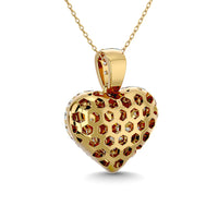 Thumbnail for Diamond 1 ct tw Heart Pendant in 10K Yellow Gold