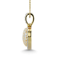 Thumbnail for Diamond 1 1/2 ct tw Heart Pendant in 10K Yellow Gold With White Gold Touch