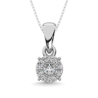 Thumbnail for Diamond 1/20 ct tw Fashion Pendant in Sterling Silver