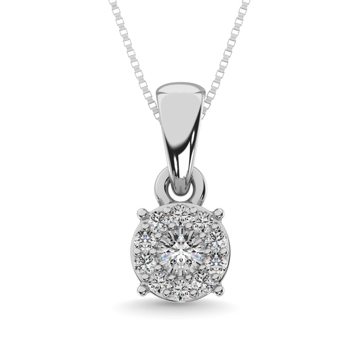 Diamond 1/20 ct tw Fashion Pendant in Sterling Silver