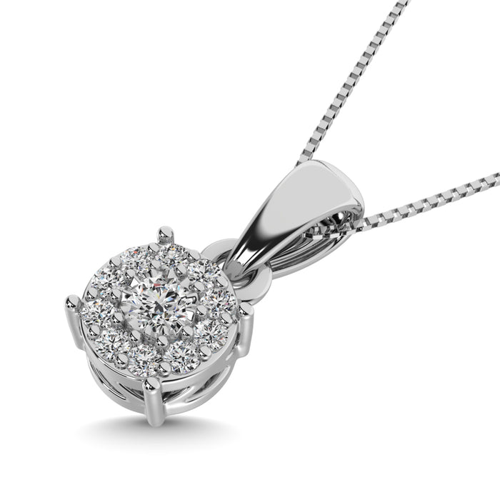 Diamond 1/20 ct tw Fashion Pendant in Sterling Silver