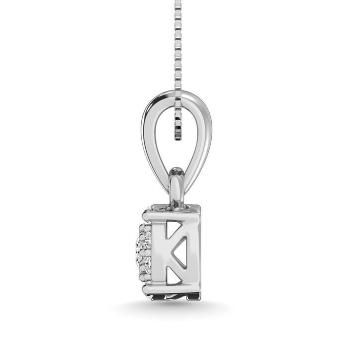 Diamond 1/20 ct tw Fashion Pendant in Sterling Silver