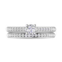 Thumbnail for Diamond 3/4 Ct.Tw. Round Shape Bridal Ring in 14K White Gold