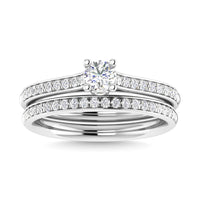 Thumbnail for Diamond 3/4 Ct.Tw. Round Shape Bridal Ring in 14K White Gold