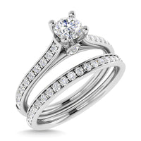 Thumbnail for Diamond 3/4 Ct.Tw. Round Shape Bridal Ring in 14K White Gold