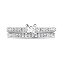 Thumbnail for Diamond 3/4 Ct.Tw. Princess Shape Bridal Ring in 14K White Gold
