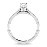 Thumbnail for Diamond 3/4 Ct.Tw. Princess Shape Bridal Ring in 14K White Gold