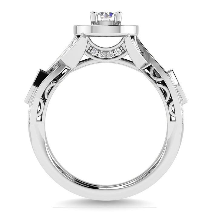 Diamond 3/4 Ct.Tw. Engagement Ring in 14K White Gold