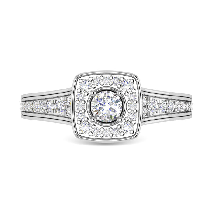 Diamond 3/4 Ct.Tw. Engagement Ring in 14K White Gold