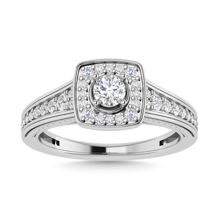 Diamond 3/4 Ct.Tw. Engagement Ring in 14K White Gold