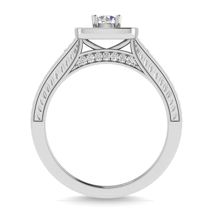 Diamond 3/4 Ct.Tw. Engagement Ring in 14K White Gold