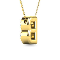 Thumbnail for Diamond 1/8 Ct.Tw. Letter B Pendant in 14K Yellow Gold