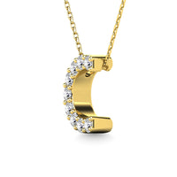 Thumbnail for Diamond 1/10 Ct.Tw. Letter C Pendant in 14K Yellow Gold