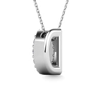 Thumbnail for Diamond 1/8 Ct.Tw. Letter D Pendant in 14K White Gold
