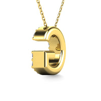Thumbnail for Diamond 1/8 Ct.Tw. Letter G Pendant in 14K Yellow Gold
