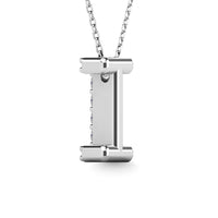 Thumbnail for Diamond 1/10 Ct.Tw. Letter I Pendant in 14K White Gold