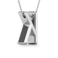 Thumbnail for Diamond 1/8 Ct.Tw. Letter K Pendant in 14K White Gold