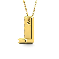 Thumbnail for Diamond 1/20 Ct.Tw. Letter L Pendant in 14K Yellow Gold