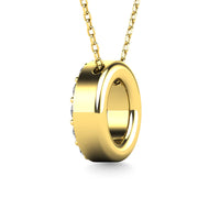 Thumbnail for Diamond 1/8 Ct.Tw. Letter O Pendant in 14K Yellow Gold