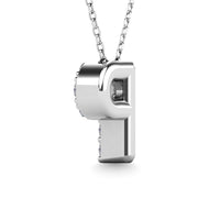 Thumbnail for Diamond 1/10 Ct.Tw. Letter P Pendant in 14K White Gold