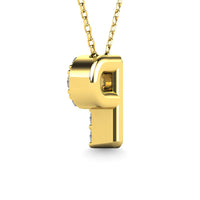 Thumbnail for Diamond 1/10 Ct.Tw. Letter P Pendant in 14K Yellow Gold