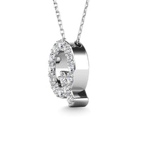 Thumbnail for Diamond 1/6 Ct.Tw. Letter Q Pendant in 14K White Gold
