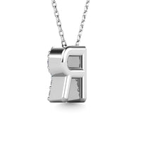 Thumbnail for Diamond 1/8 Ct.Tw. Letter R Pendant in 14K White Gold