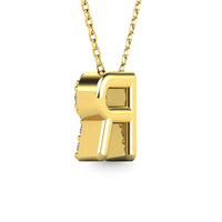 Thumbnail for Diamond 1/8 Ct.Tw. Letter R Pendant in 14K Yellow Gold